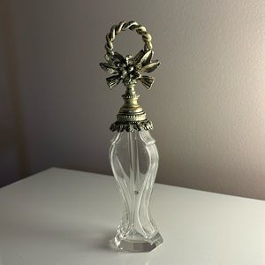 Vintage glass perfume bottle